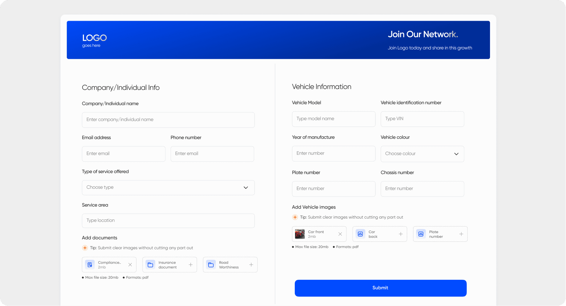 UI Dashboard Preview