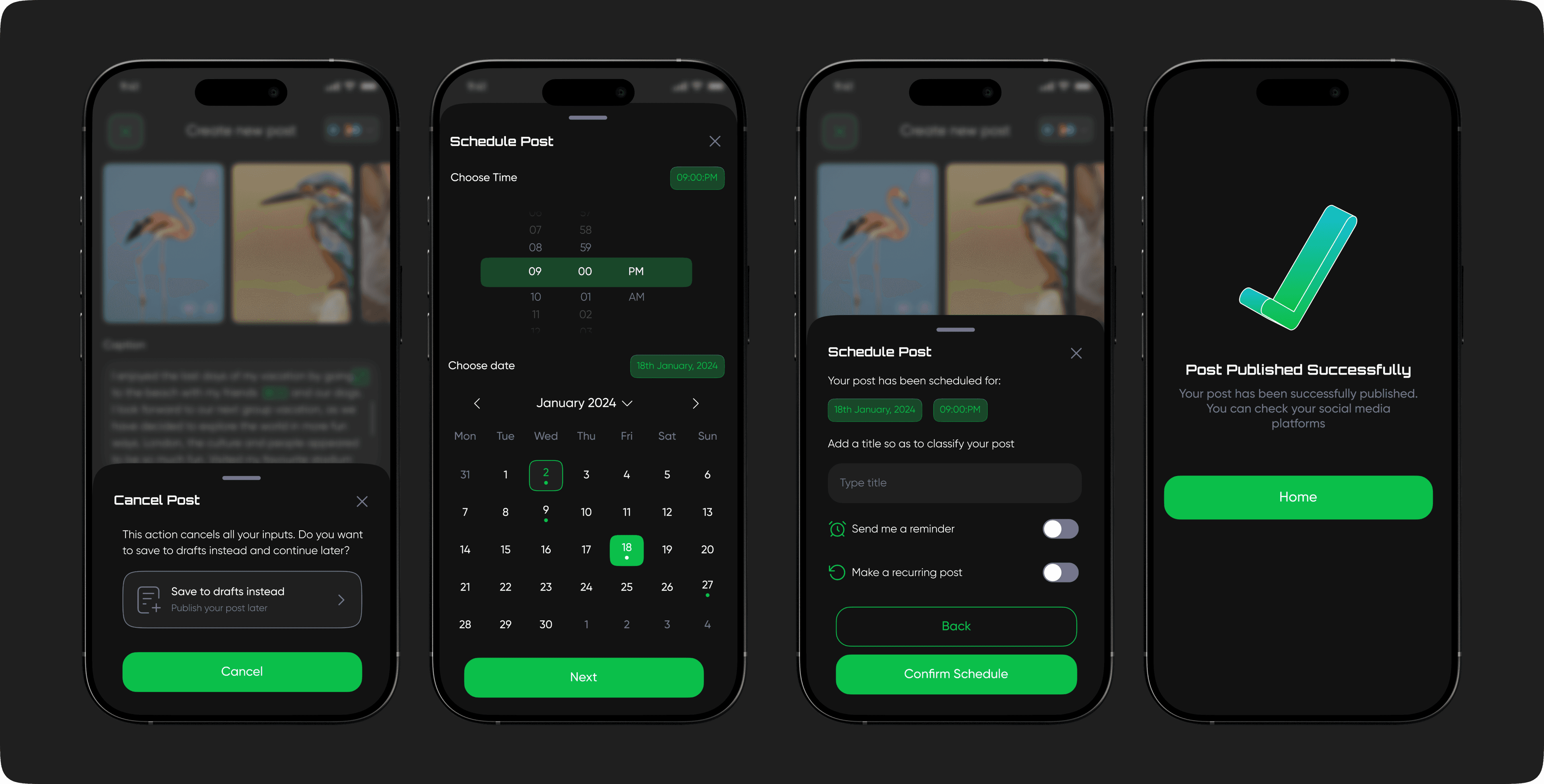 Draft, Schedule & Stay On Track