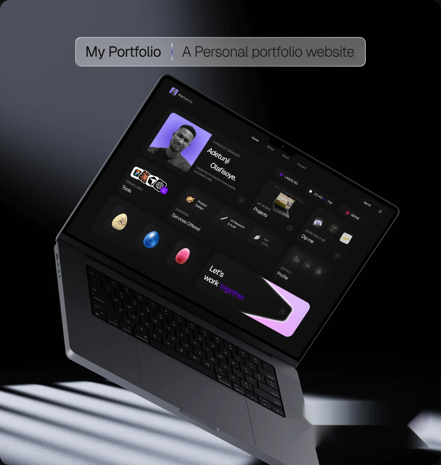 My Portfolio — A Personal portfolio website