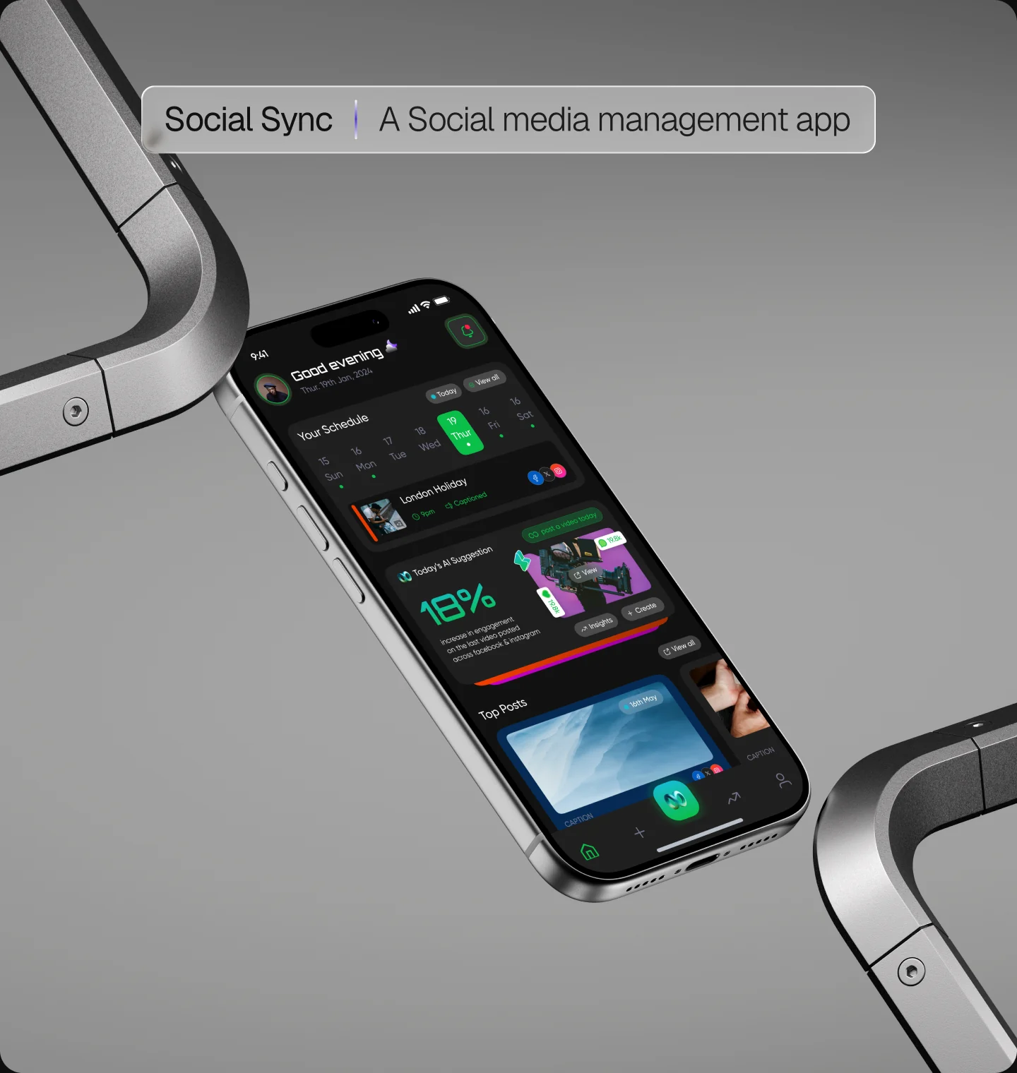 Social Sync — A Social media management app